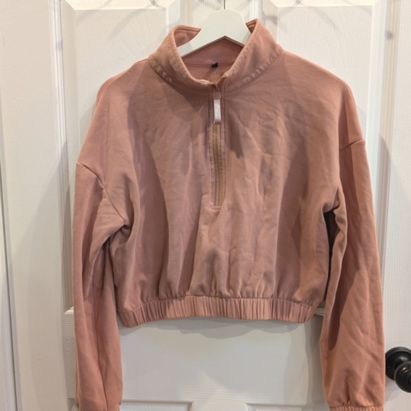 P'tula Women's Gray Zip-Up Top - Picture 7 of 7